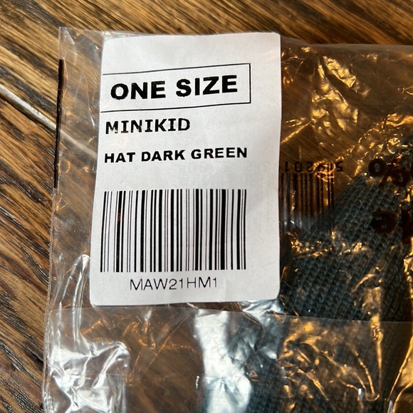 Minikid Marino Hats- both are dark green and NIP - Picture 4 of 5